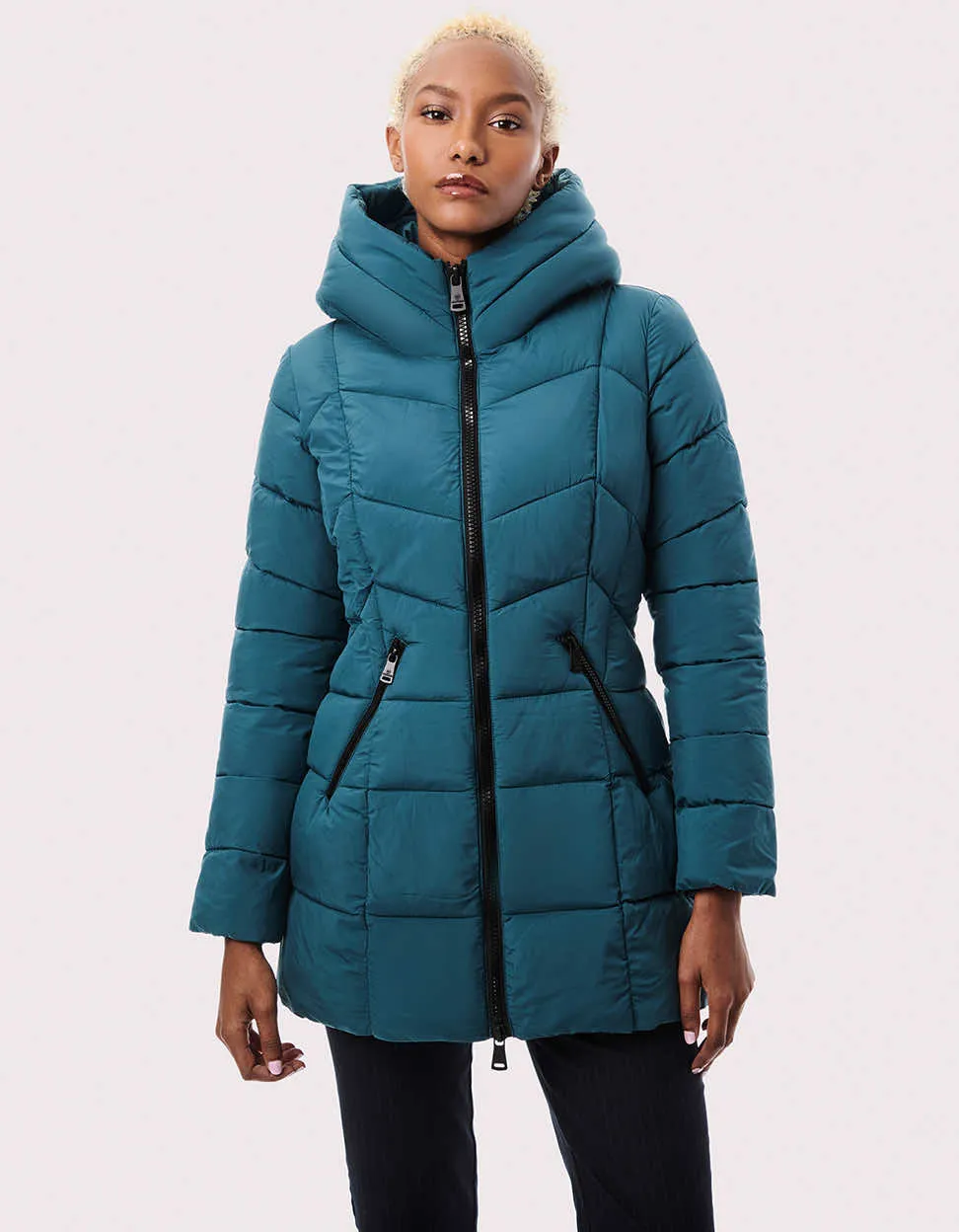 Fab Funnel Quilted Puffer Jacket sold by Bernardo