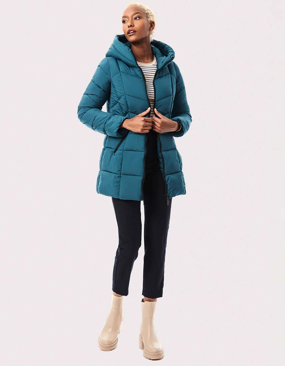 Fab Funnel Quilted Puffer Jacket sold by Bernardo product image thumbnail 2