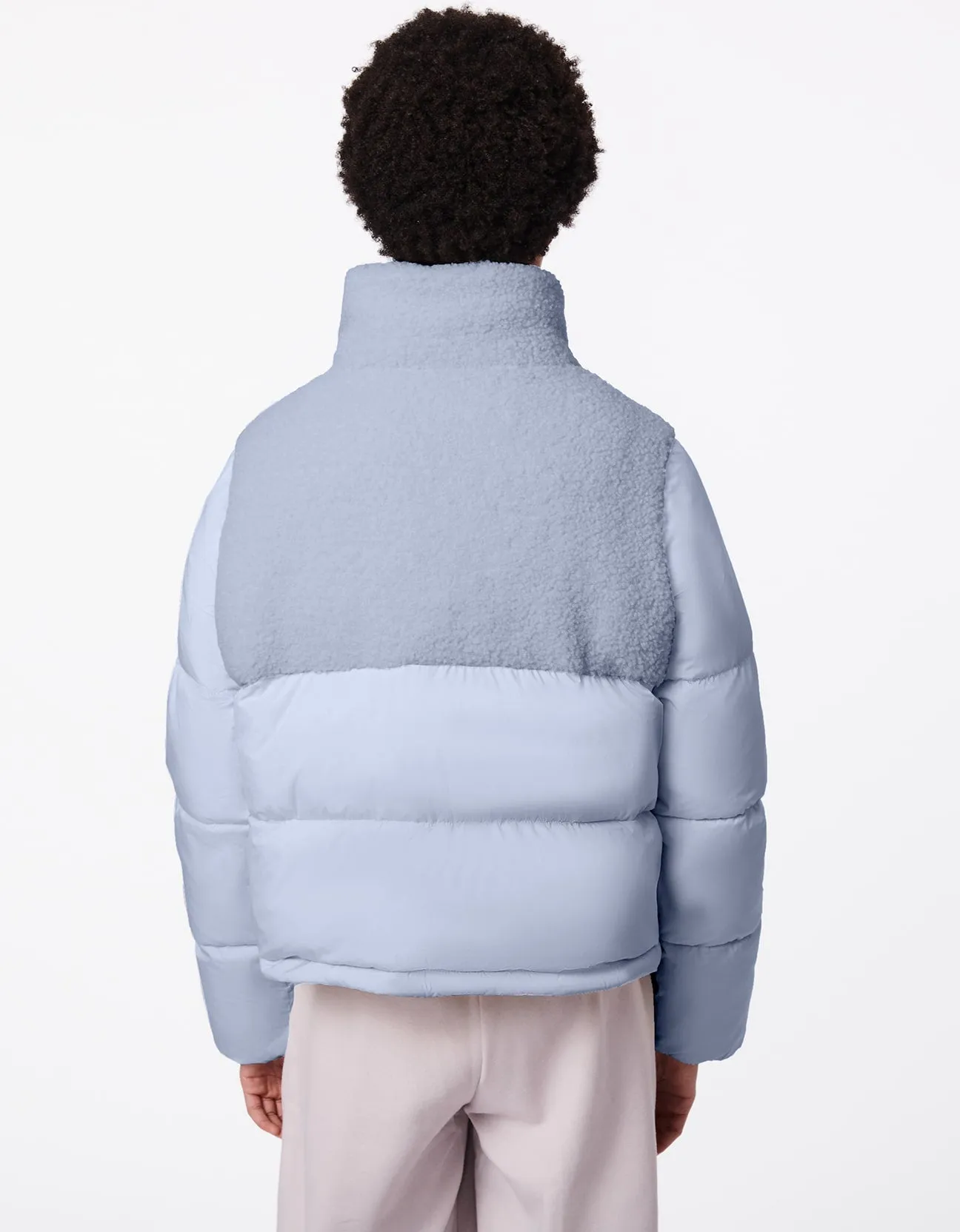 Cozy Combo Vegan Fur Puffer Jacket sold by Bernardo product image thumbnail 4