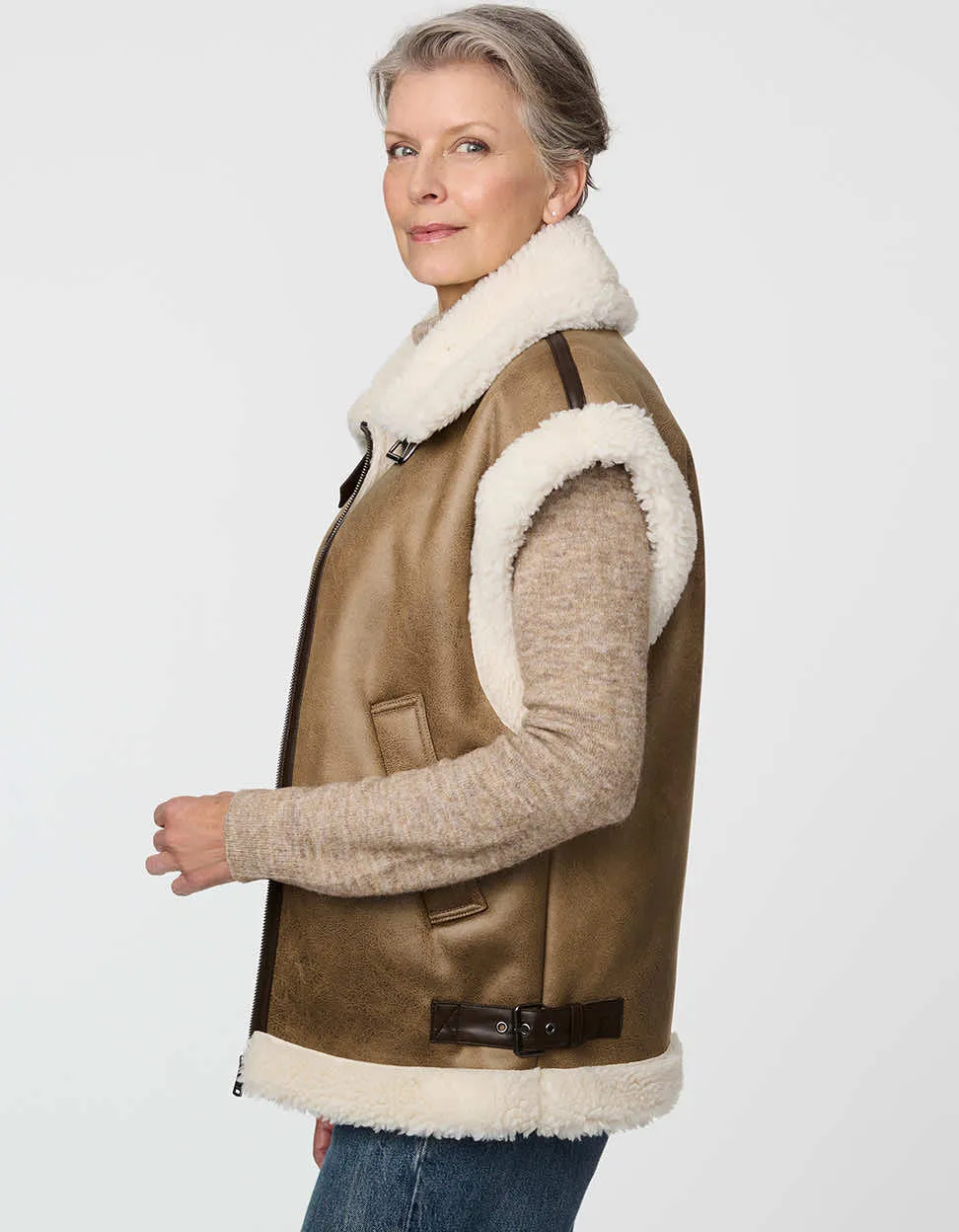 Hudson Sherpa Vest sold by Bernardo product image thumbnail 4