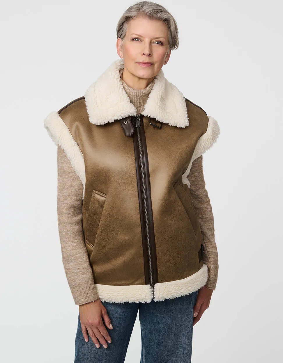 Hudson Sherpa Vest sold by Bernardo product image thumbnail 3