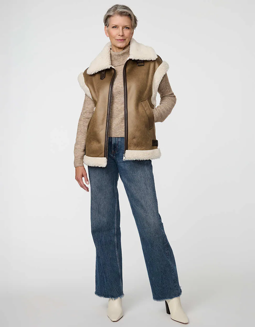 Hudson Sherpa Vest sold by Bernardo