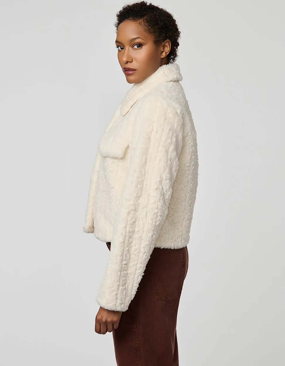 Elle Faux Fur Jacket sold by Bernardo product image thumbnail 3