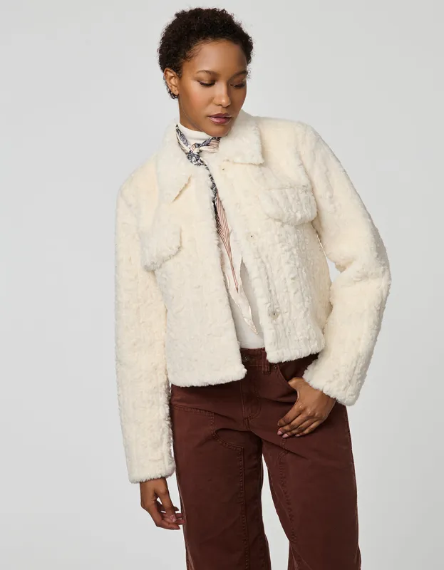 Elle Faux Fur Jacket sold by Bernardo