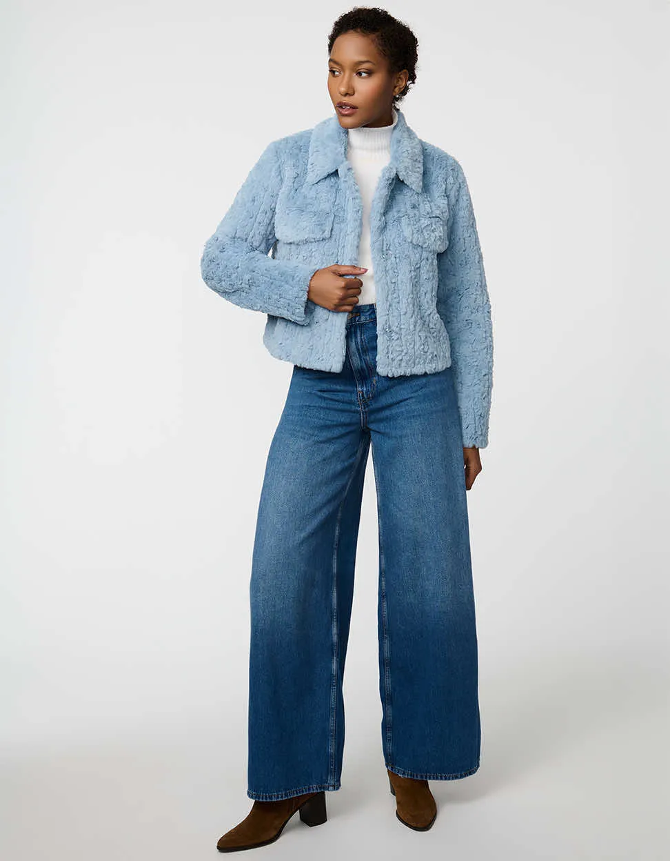 Elle Faux Fur Jacket sold by Bernardo