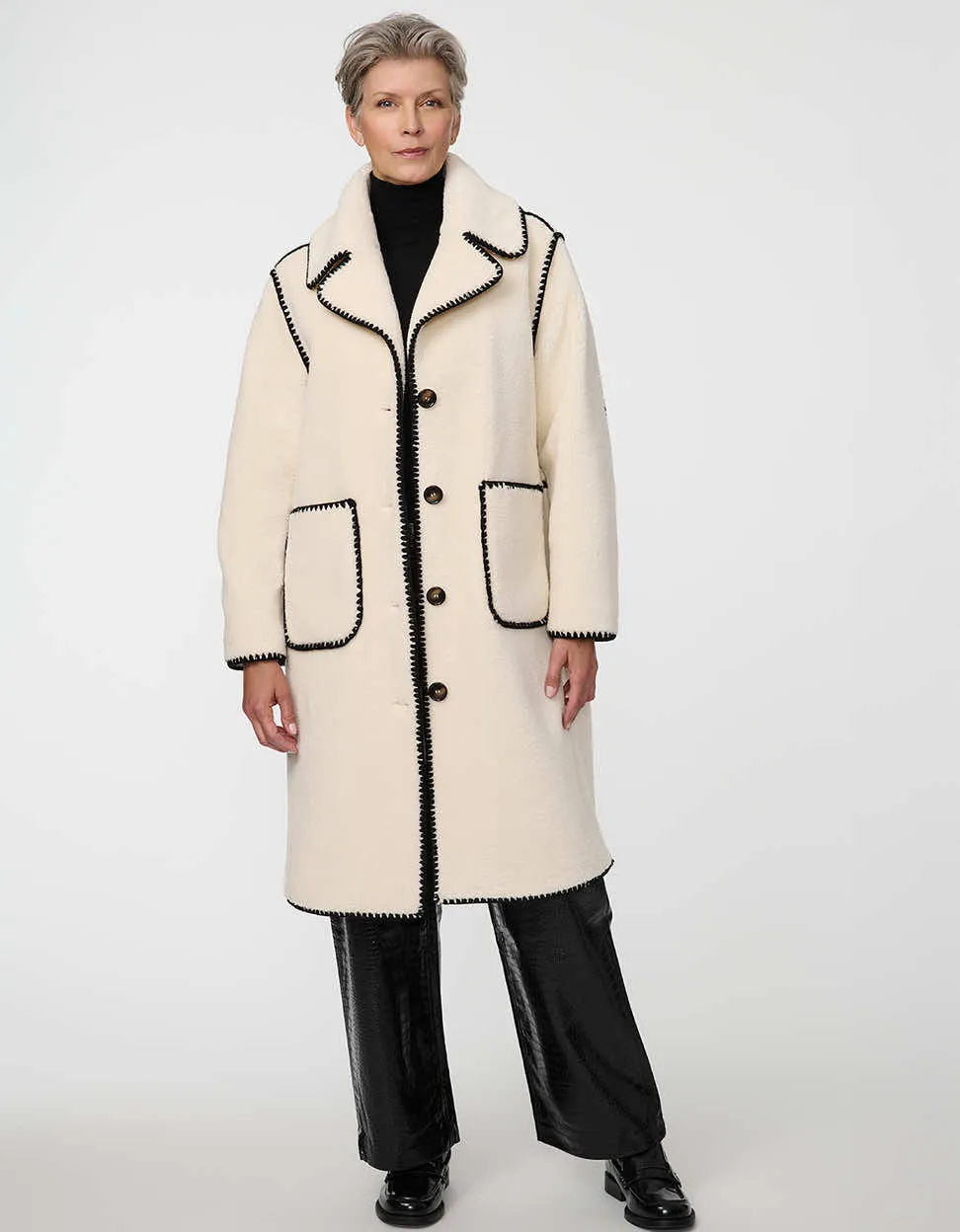 Winslow Faux Fur Coat sold by Bernardo product image thumbnail 2