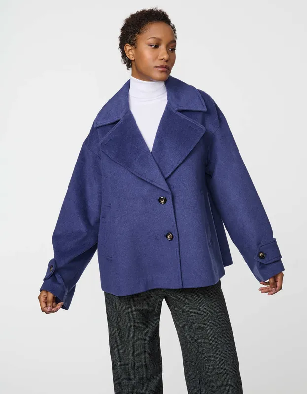 Sutton Cropped Coat sold by Bernardo