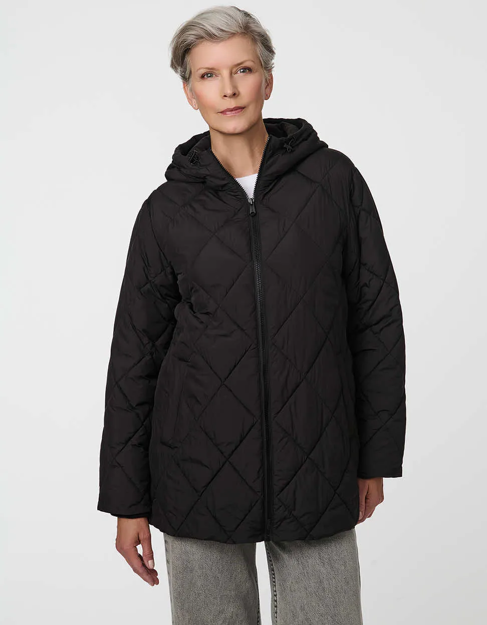 Avery Quilted Puffer Jacket sold by Bernardo