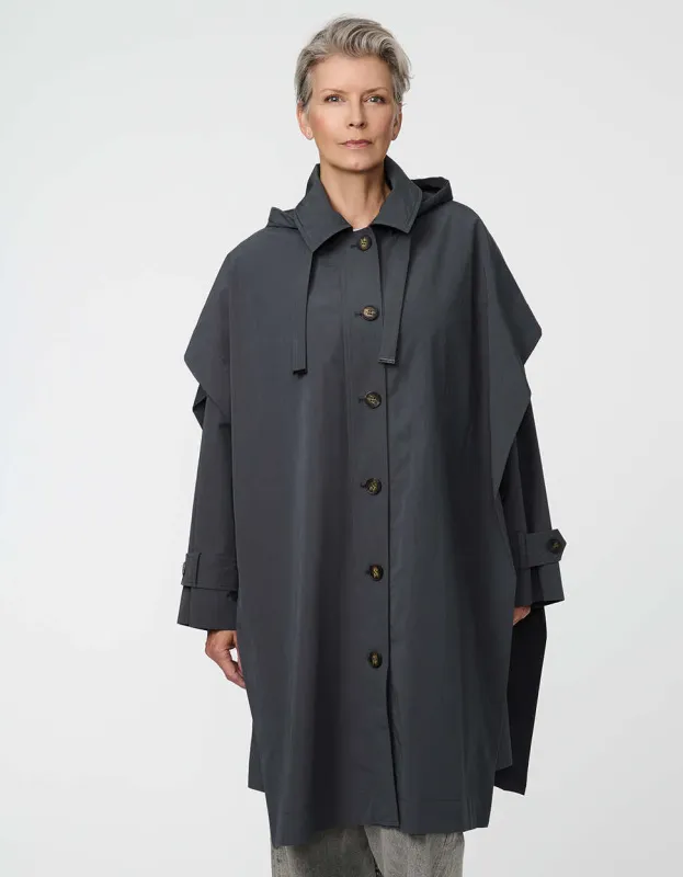 Hawthorne 3-in-1 Cape Trench Coat sold by Bernardo