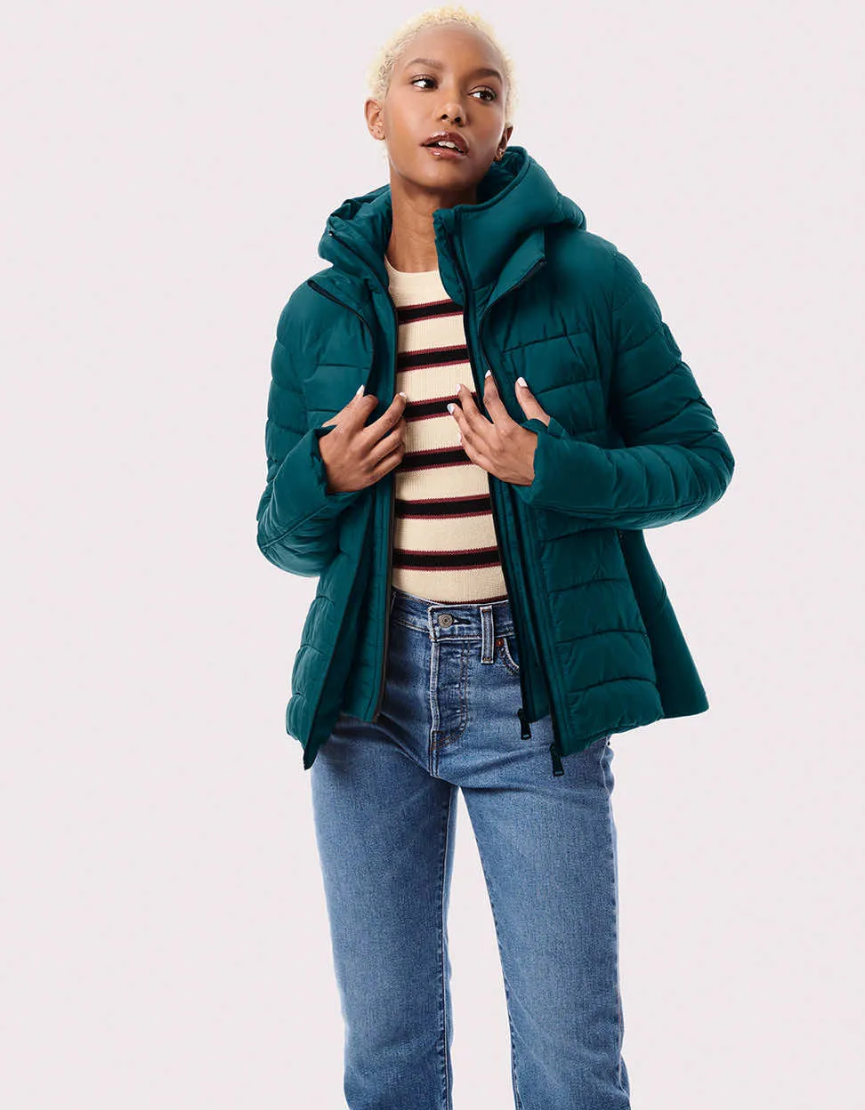 Neo Active Double Up Hooded Puffer sold by Bernardo product image thumbnail 4