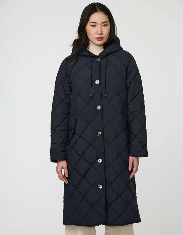 Merrick Quilted Puffer Coat sold by Bernardo