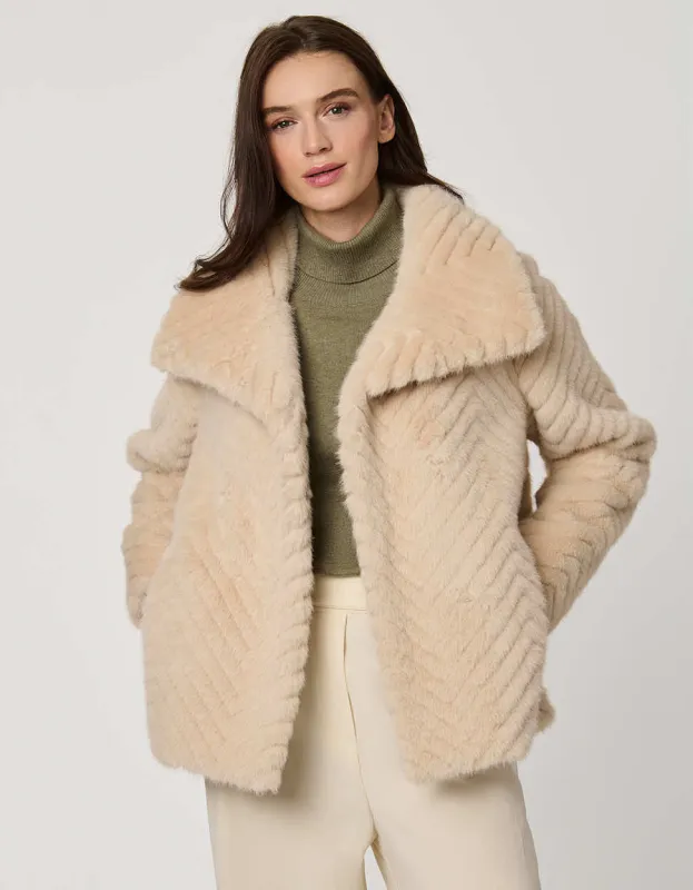 Echelon Faux Fur Coat sold by Bernardo