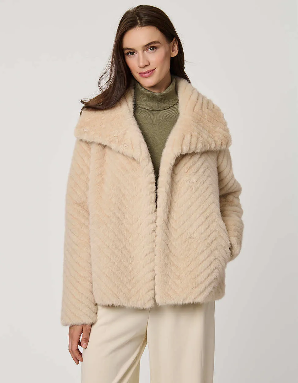 Echelon Faux Fur Coat sold by Bernardo product image thumbnail 2