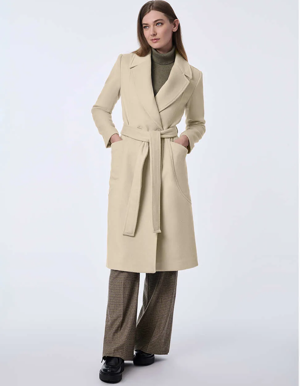 Soho Belted Wool Coat sold by Bernardo product image thumbnail 2