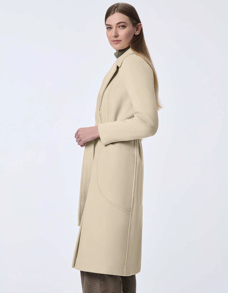 Soho Belted Wool Coat sold by Bernardo product image thumbnail 3