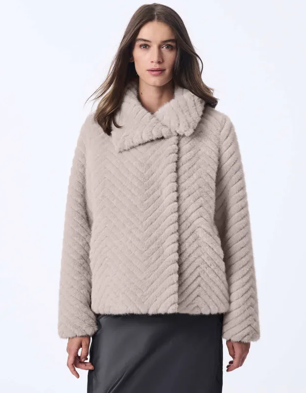 Echelon Faux Fur Coat sold by Bernardo