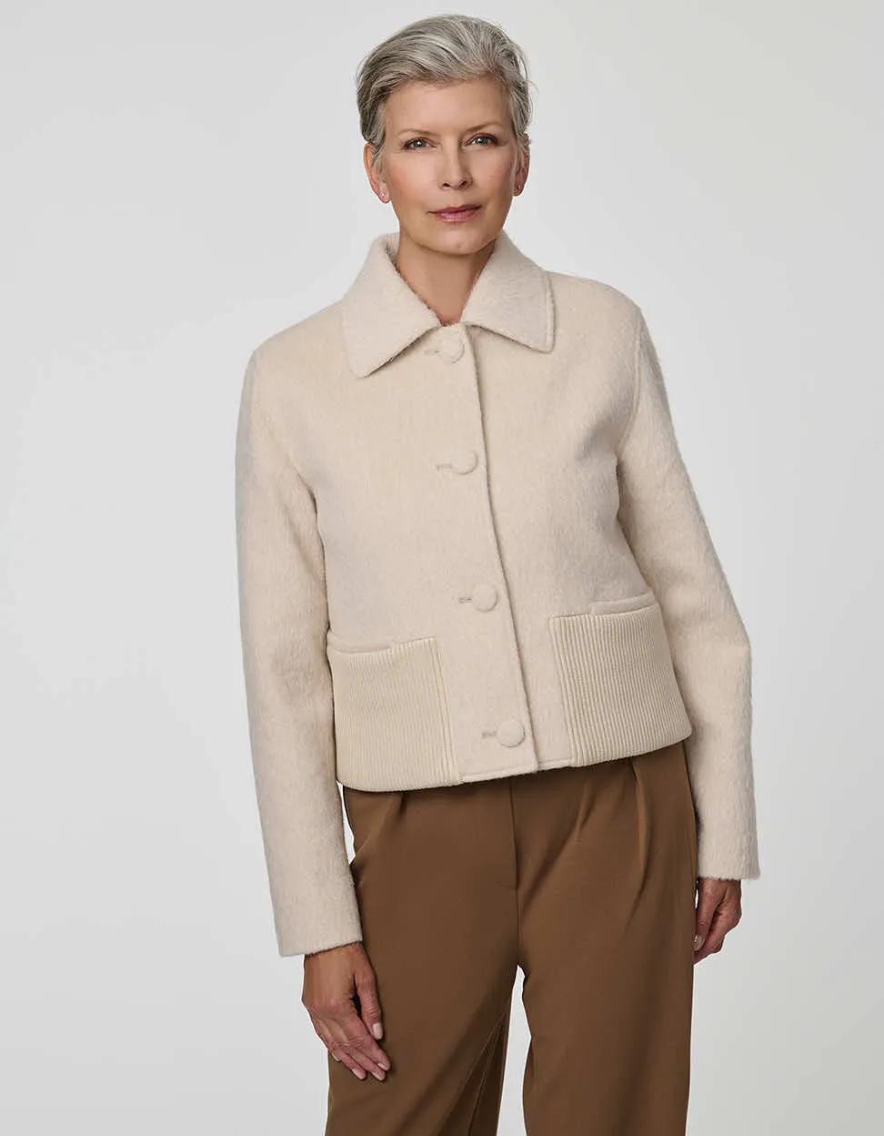 Bower Hairy Knit Jacket sold by Bernardo product image thumbnail 2