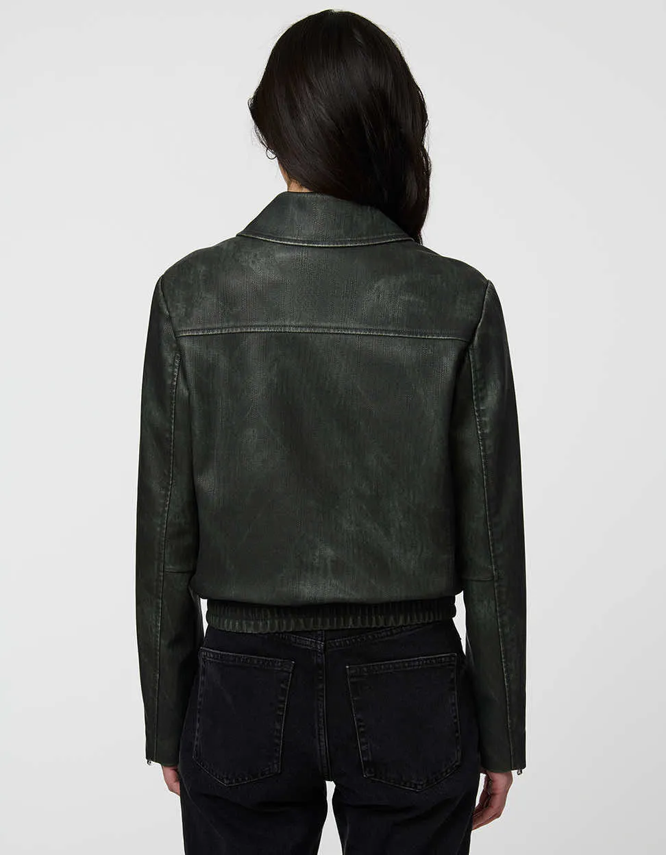 Archer Faux Leather Bomber sold by Bernardo product image thumbnail 5