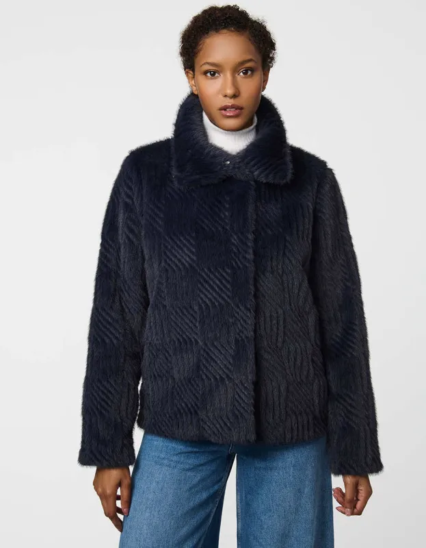Lennox Faux Fur Jacket sold by Bernardo