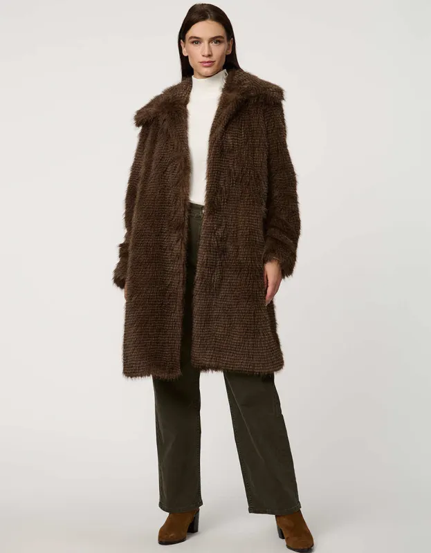 Whitman Faux Fur Coat sold by Bernardo