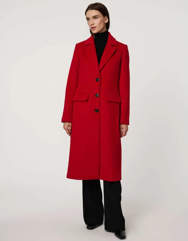 Valentina Tailored Wool Coat sold by Bernardo