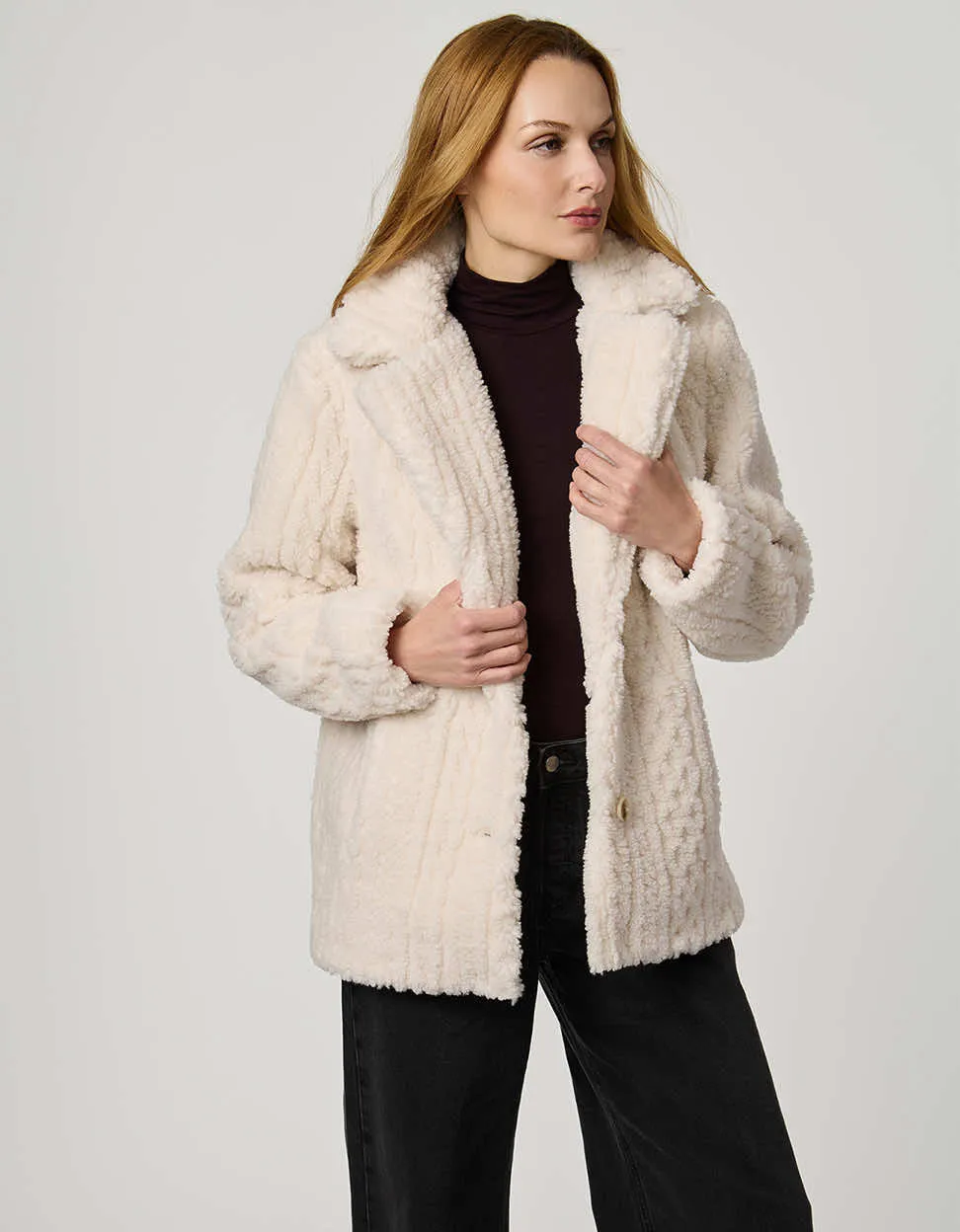 Chalet Cable Teddy Jacket sold by Bernardo product image thumbnail 2
