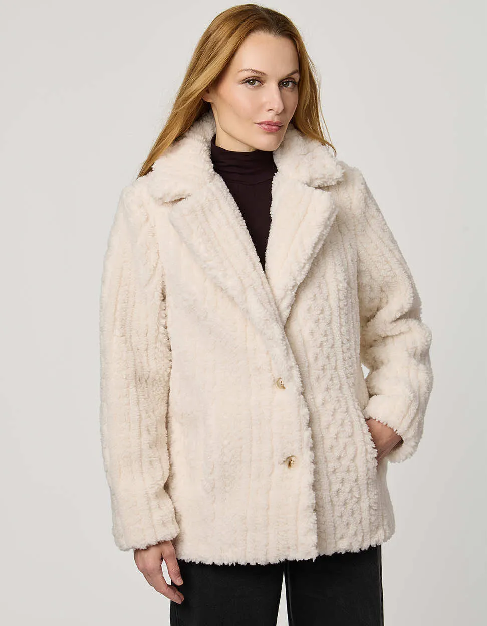 Chalet Cable Teddy Jacket sold by Bernardo product image thumbnail 3