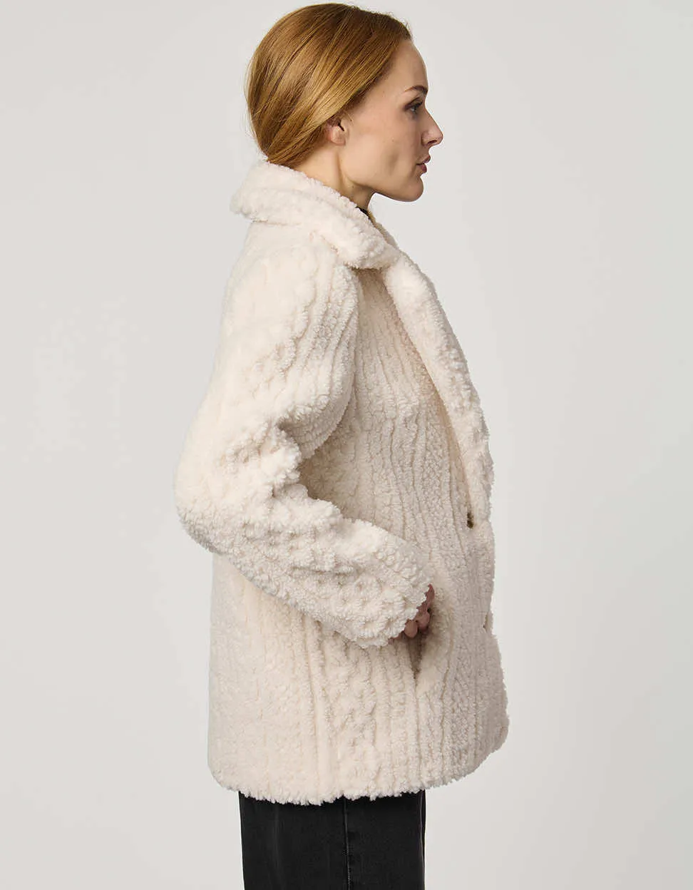 Chalet Cable Teddy Jacket sold by Bernardo product image thumbnail 4