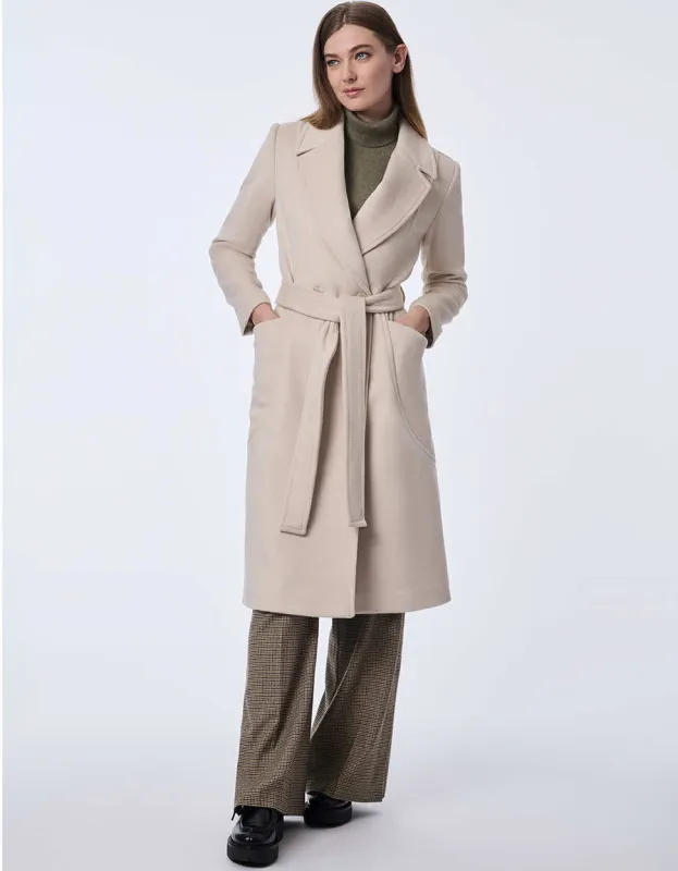 Soho Belted Wool Coat sold by Bernardo