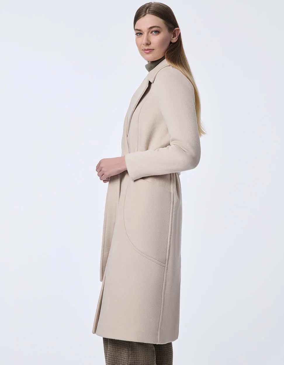 Soho Belted Wool Coat sold by Bernardo product image thumbnail 3