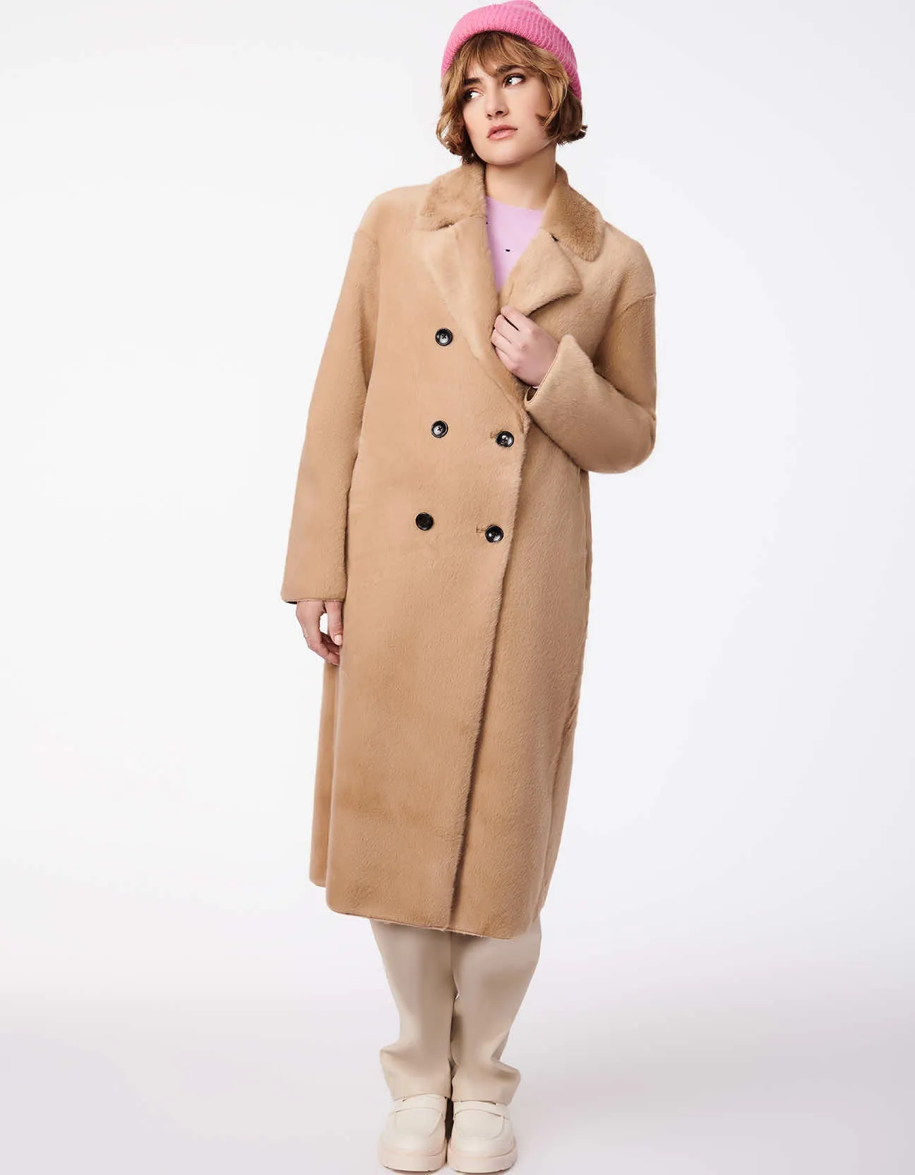 Very Vegan Fur Maxi Coat sold by Bernardo product image thumbnail 2