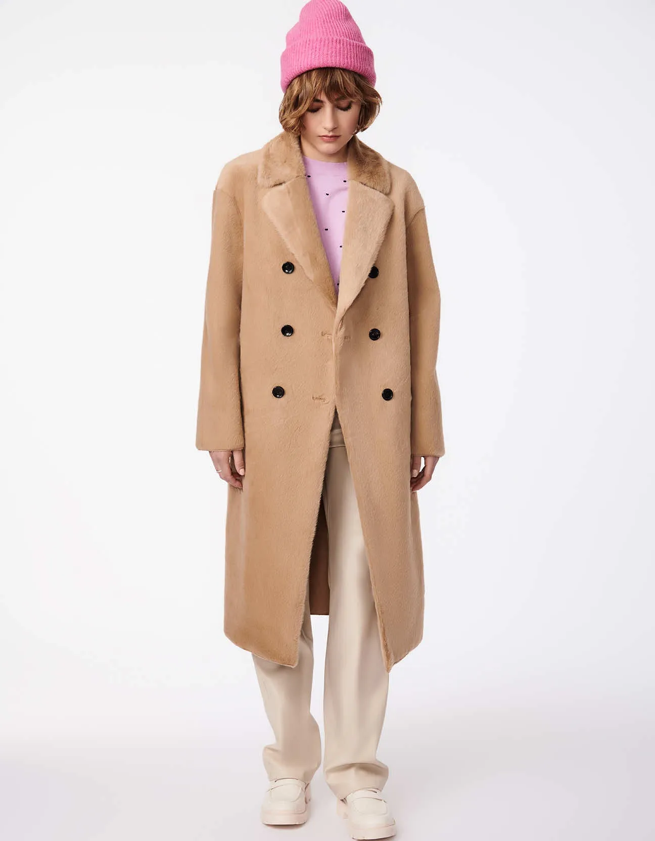 Very Vegan Fur Maxi Coat sold by Bernardo product image thumbnail 3