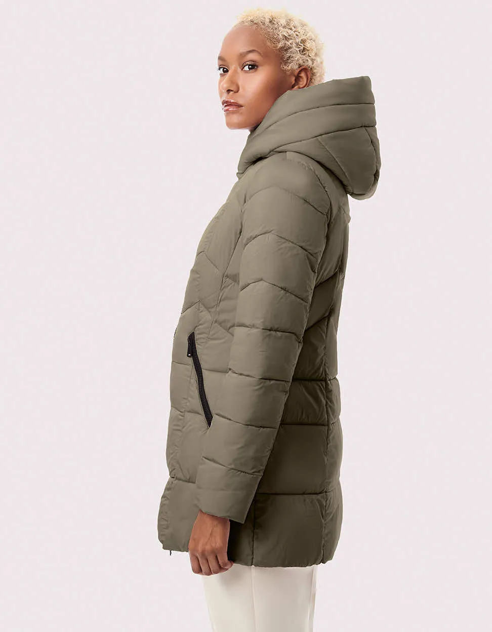 Fab Funnel Quilted Puffer Jacket sold by Bernardo product image thumbnail 3