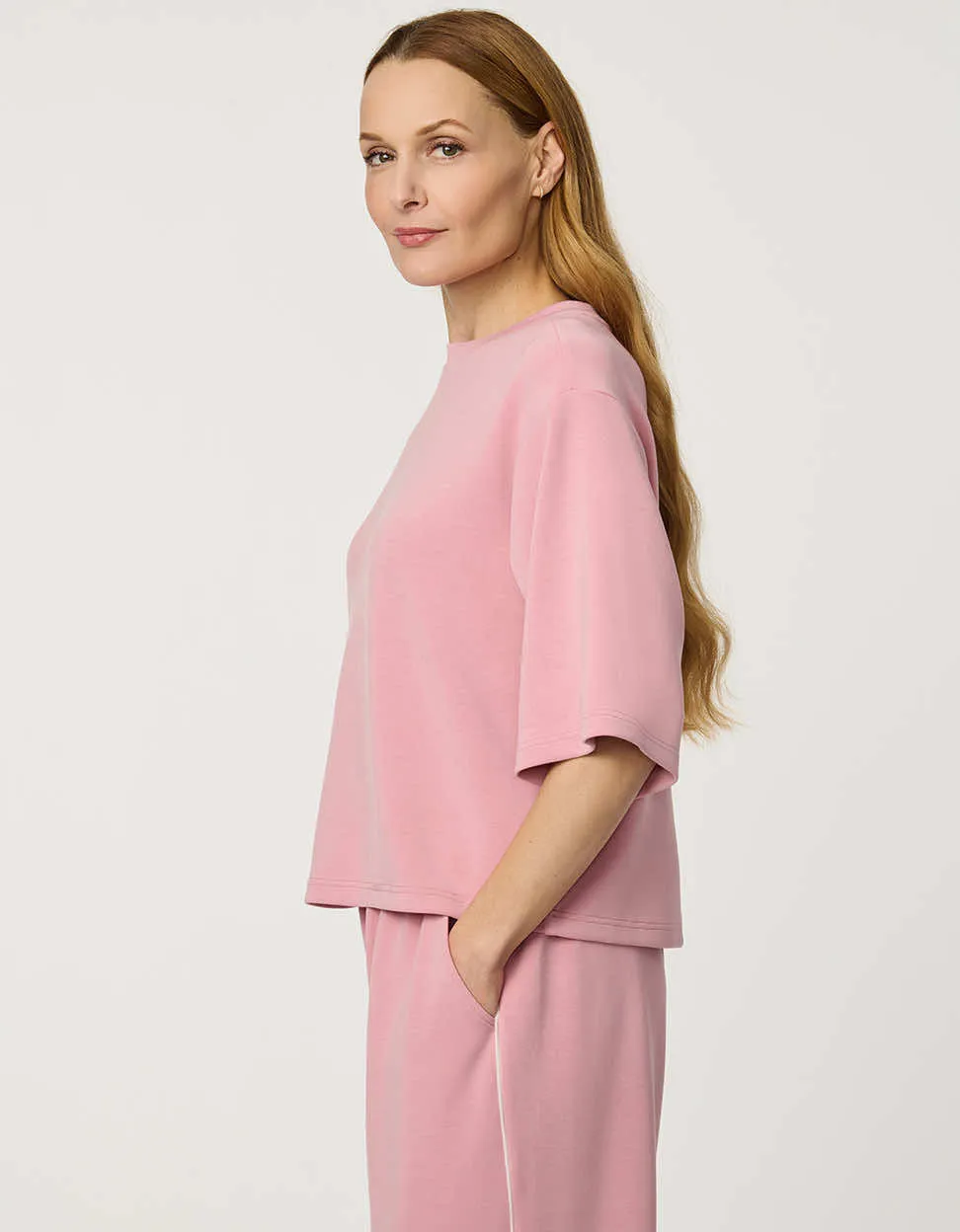 Relaxed Scuba Drop-Shoulder Tee sold by Bernardo product image thumbnail 3