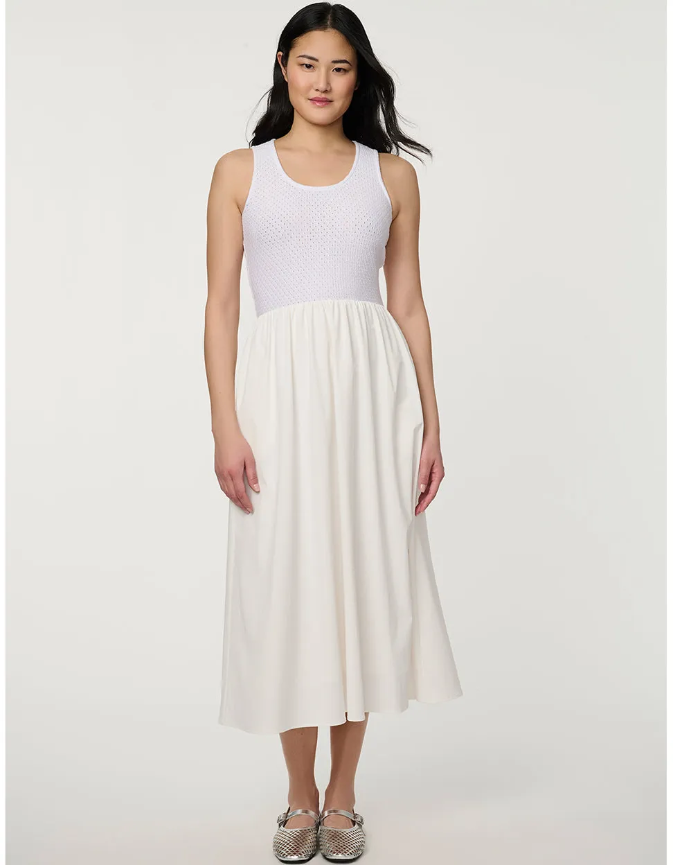 Eyelet Midi Dress sold by Bernardo product image thumbnail 2