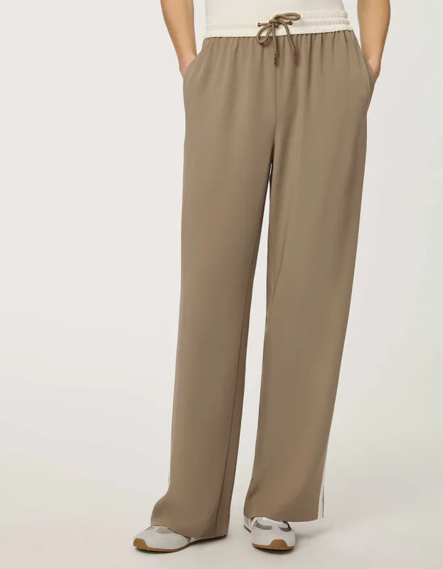 Pull-On Side Stripe Trouser made by Bernardo