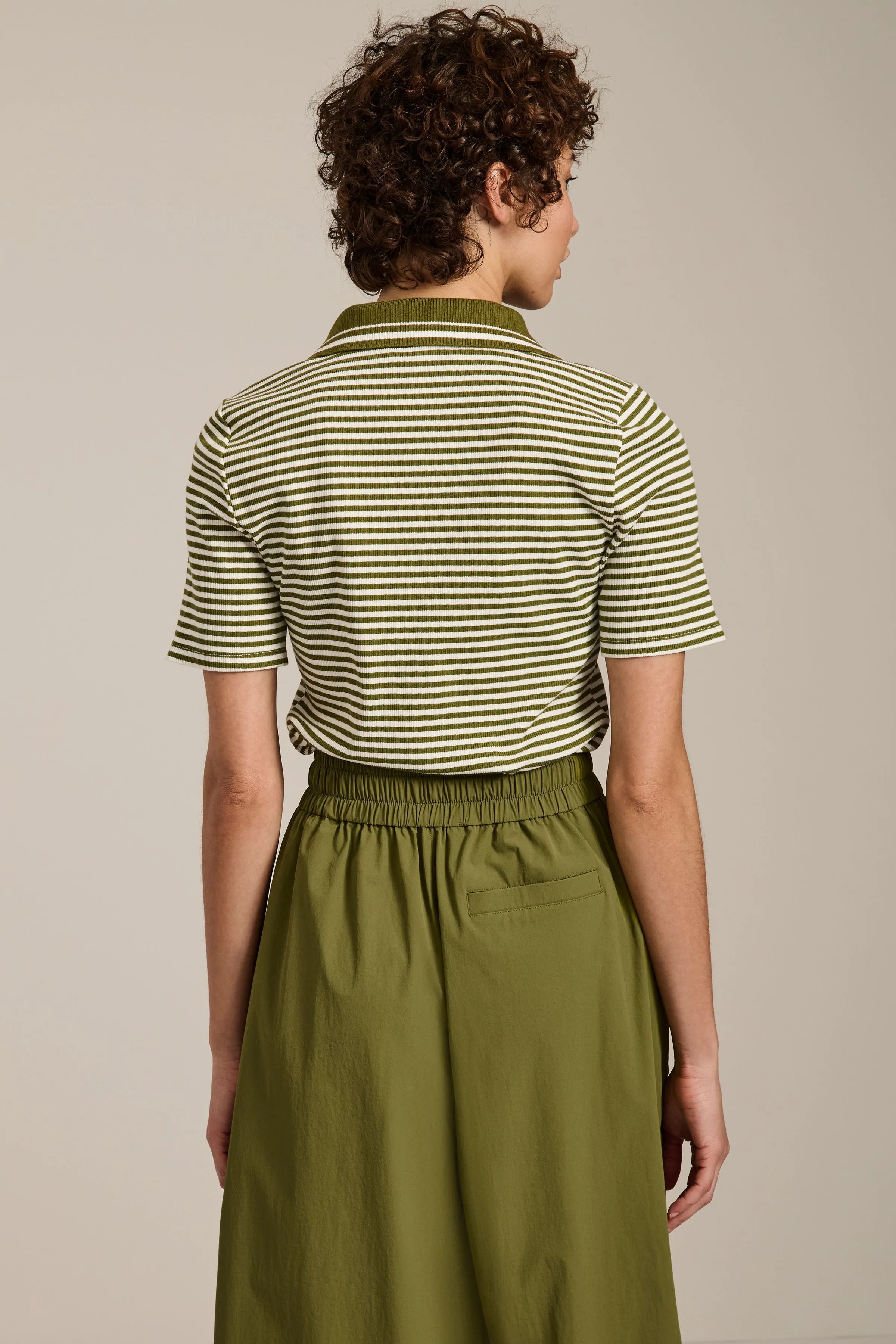 Striped Short Sleeve Polo sold by Bernardo product image thumbnail 4