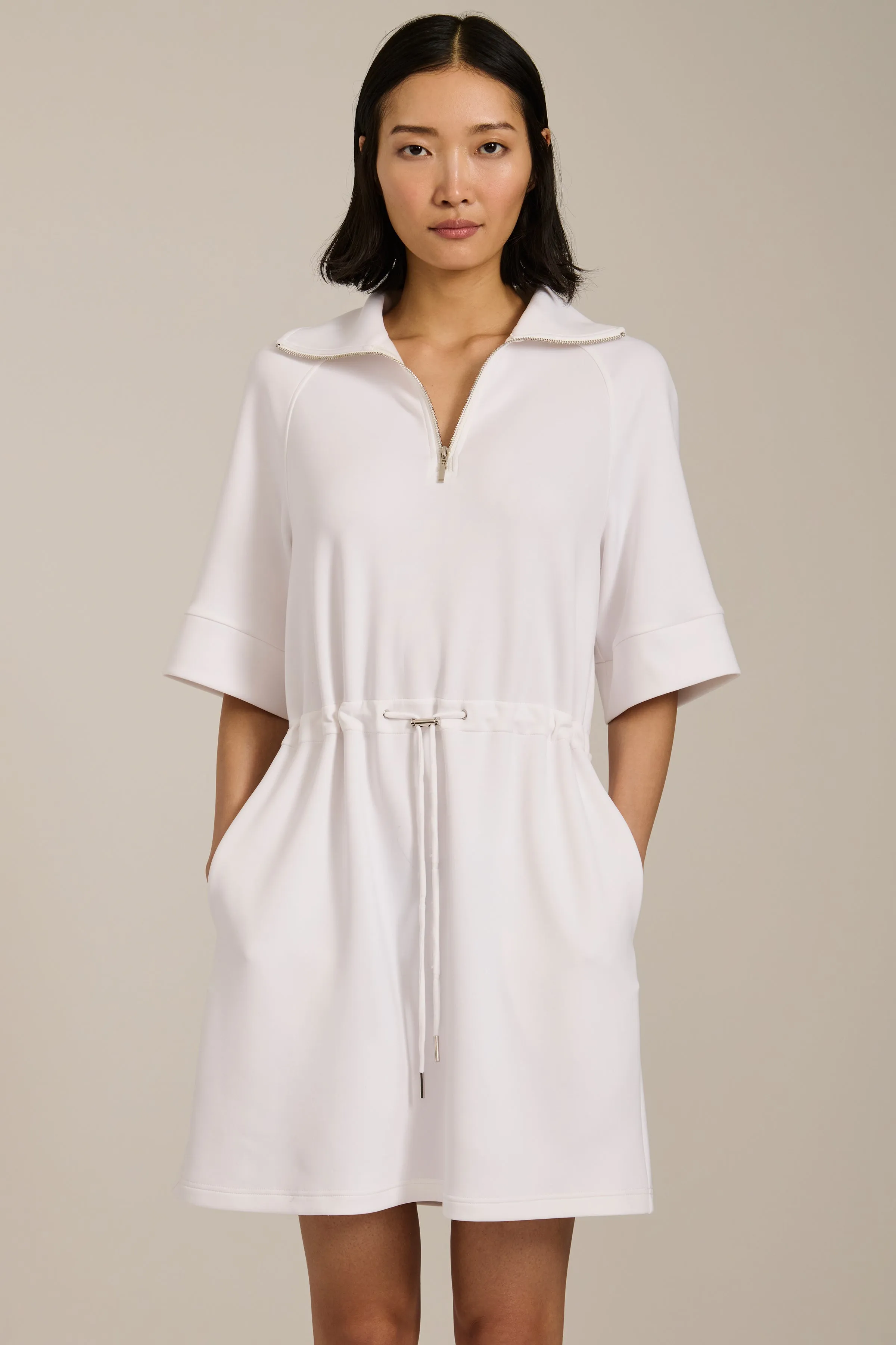 Quarter Zip Dress with Drawcord sold by Bernardo product image thumbnail 2