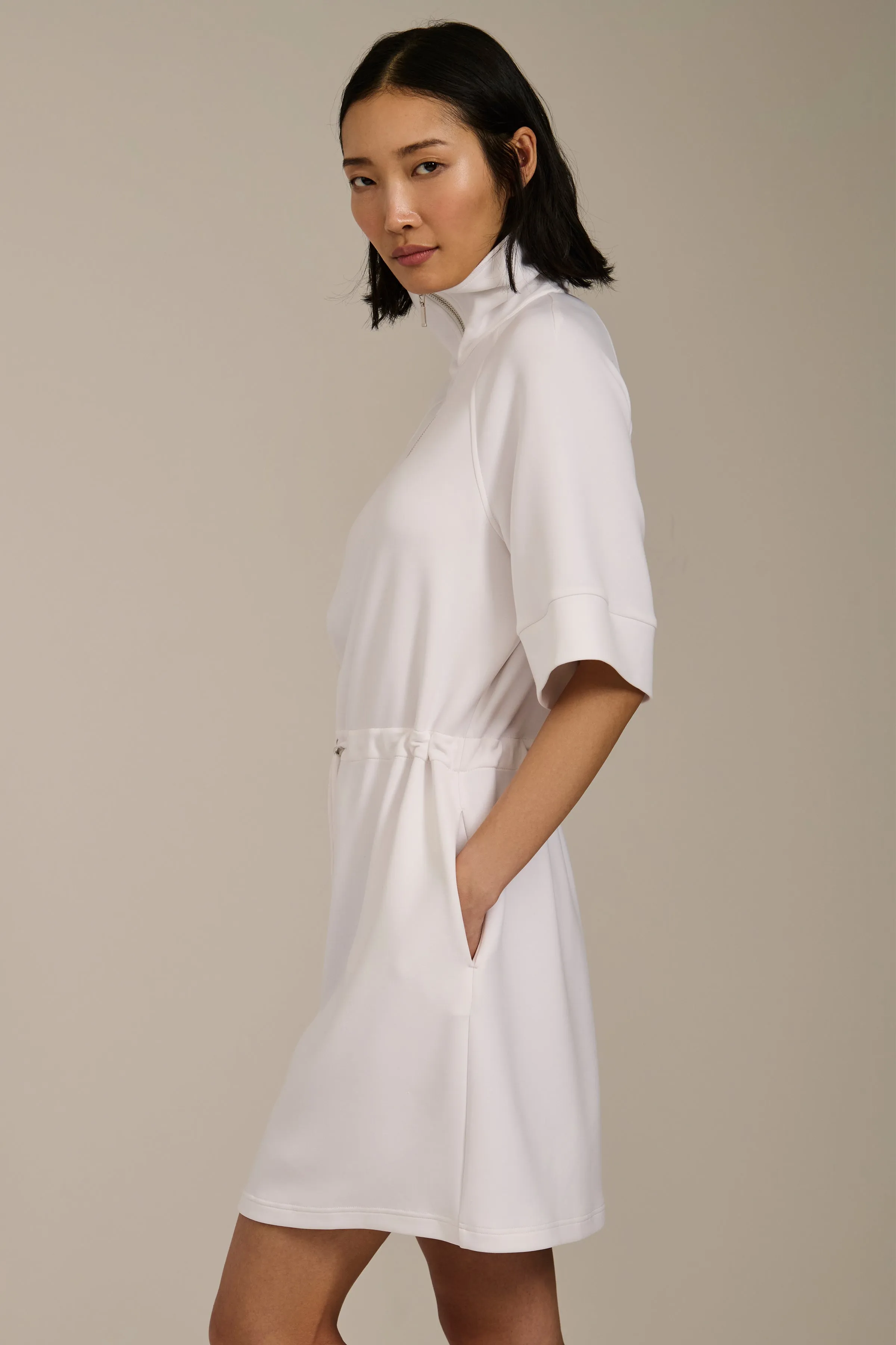 Quarter Zip Dress with Drawcord sold by Bernardo product image thumbnail 5