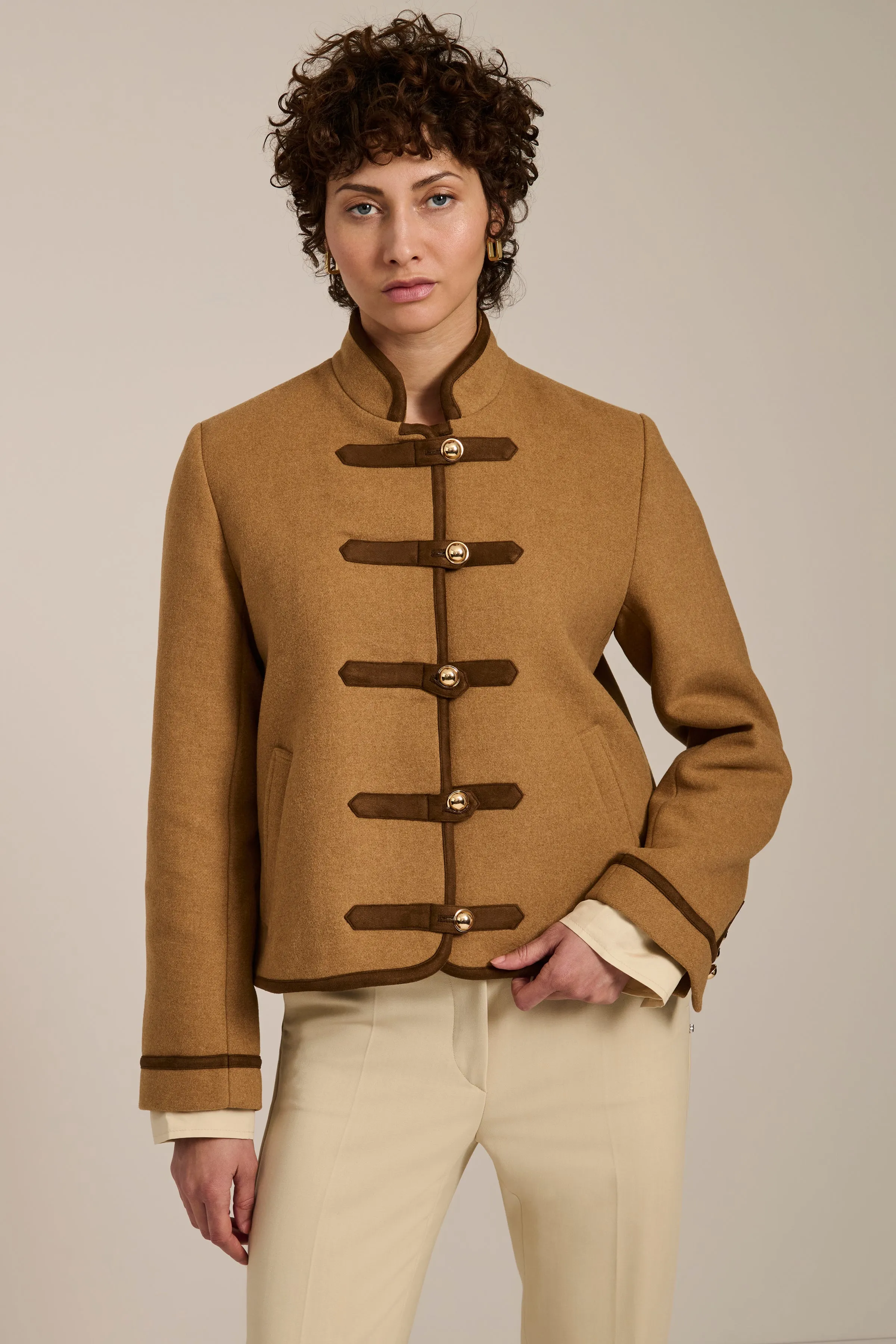 Eloise Military Jacket sold by Bernardo