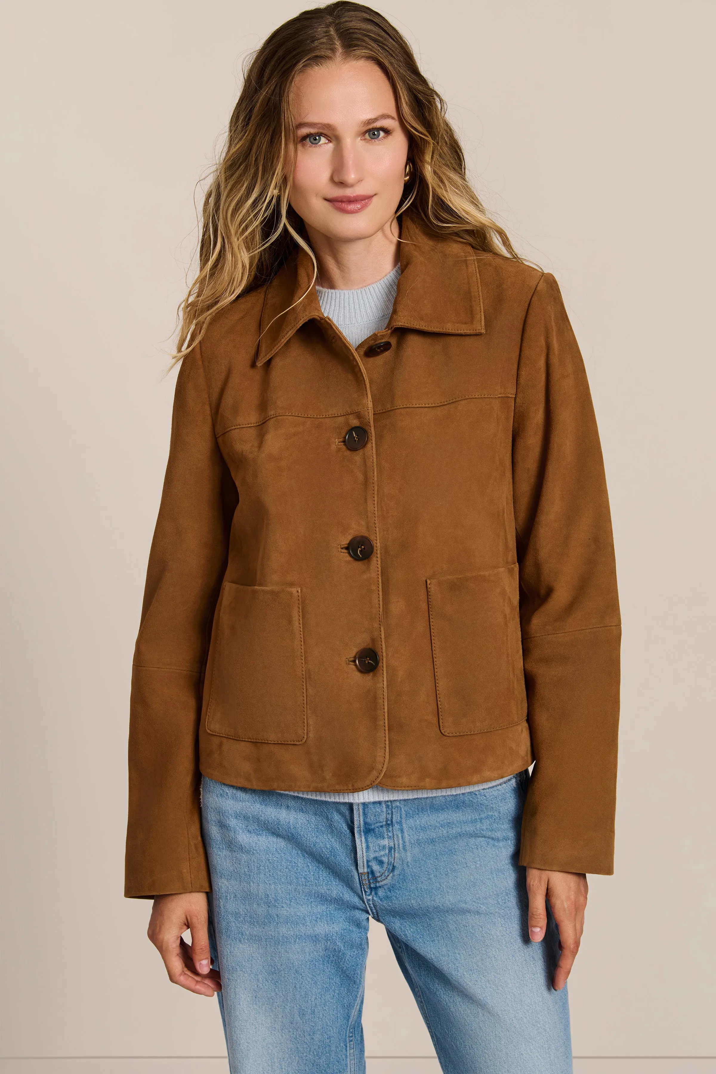 Ludlow Suede Jacket sold by Bernardo