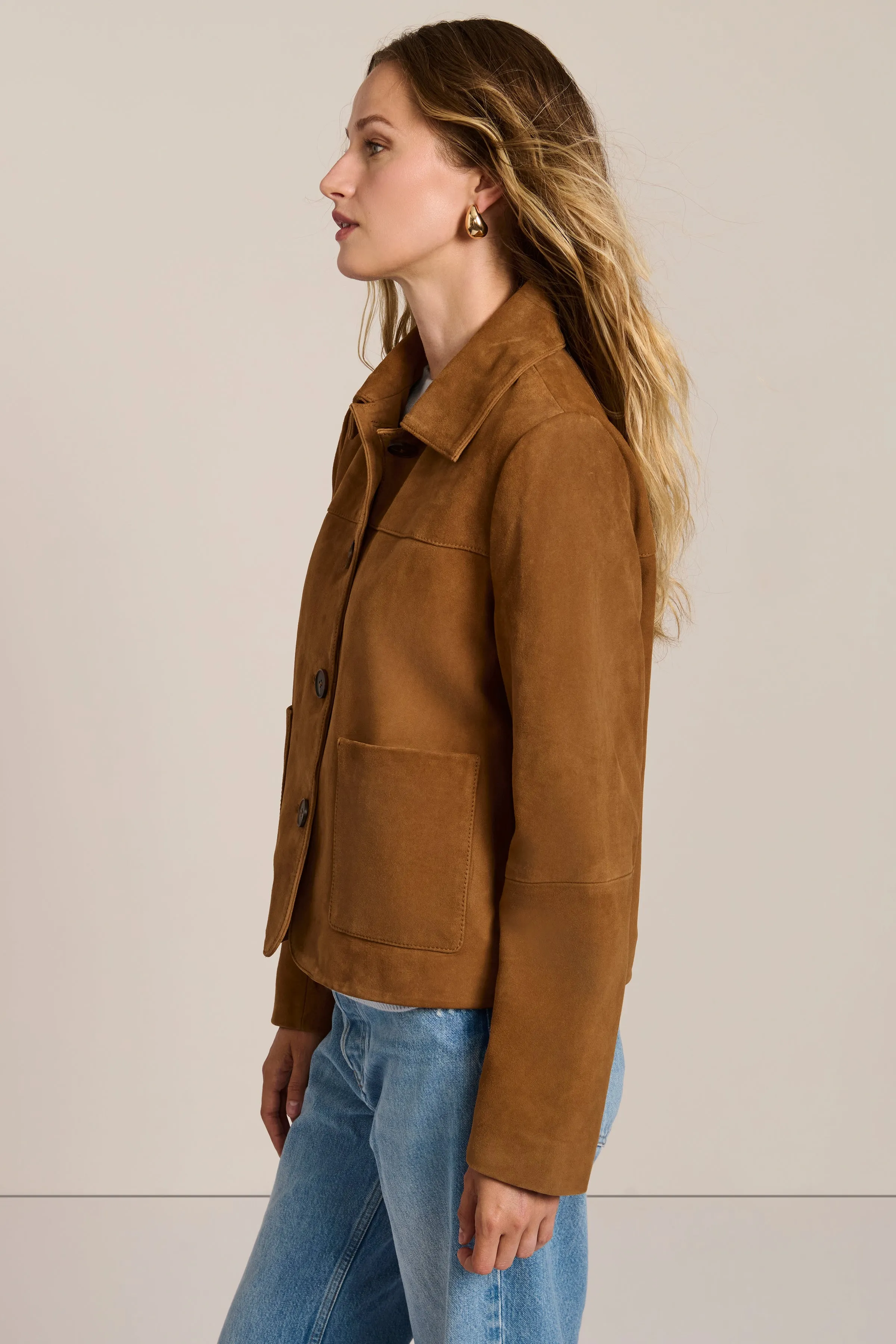 Ludlow Suede Jacket sold by Bernardo product image thumbnail 3