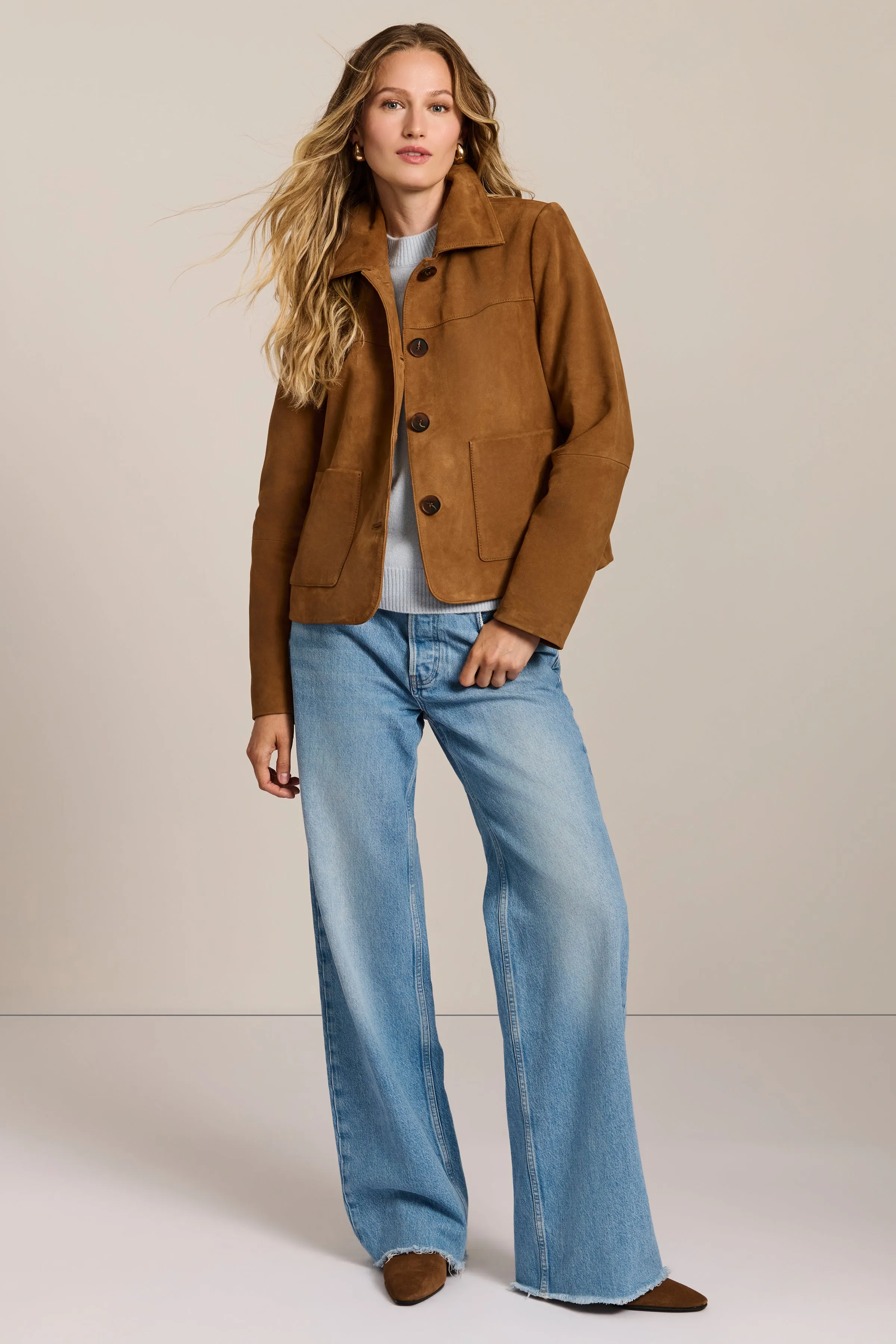 Ludlow Suede Jacket sold by Bernardo product image thumbnail 2