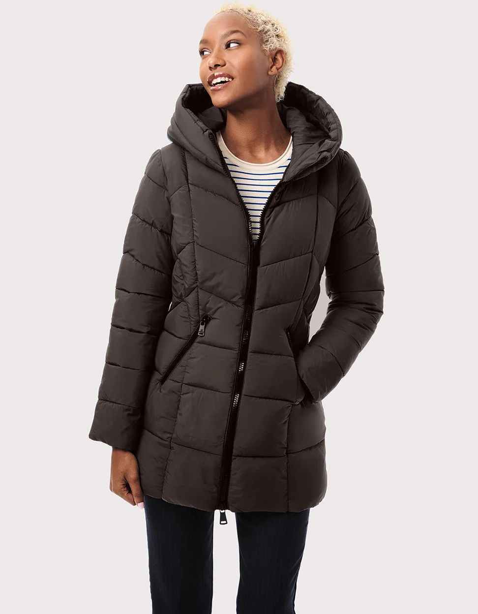 Fab Funnel Quilted Puffer Jacket sold by Bernardo product image thumbnail 2