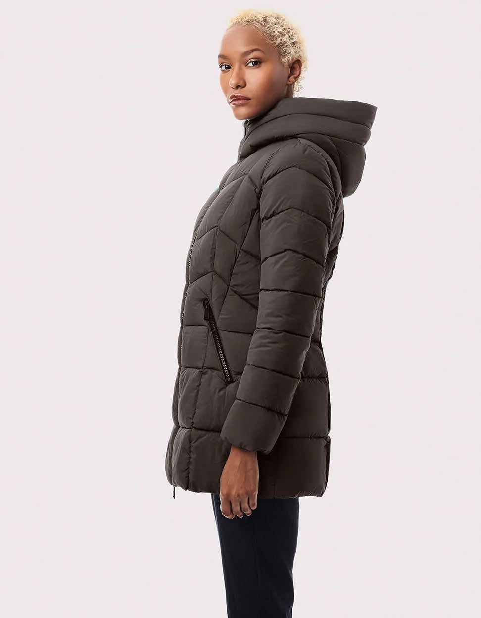 Fab Funnel Quilted Puffer Jacket sold by Bernardo product image thumbnail 3