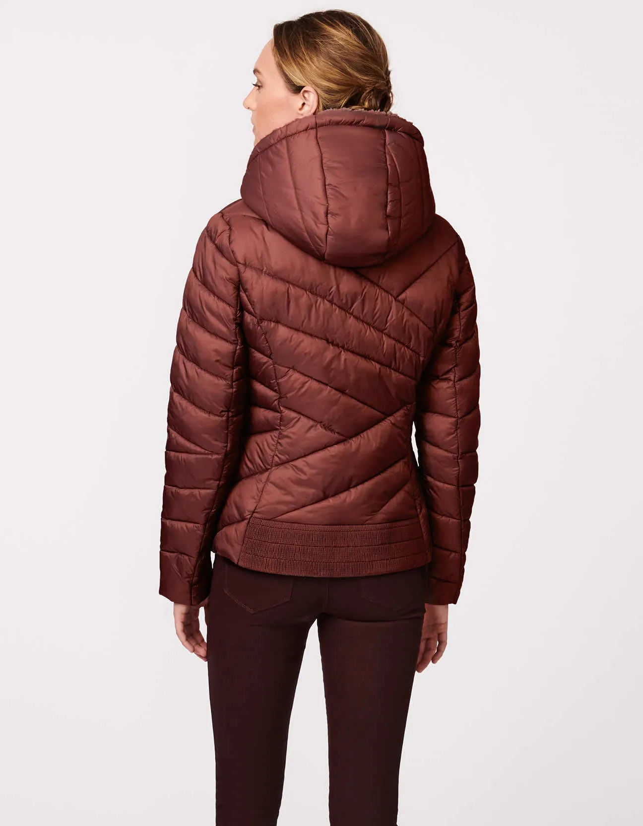 Metro Zigzag Hood Active Puffer Jacket sold by Bernardo product image thumbnail 4