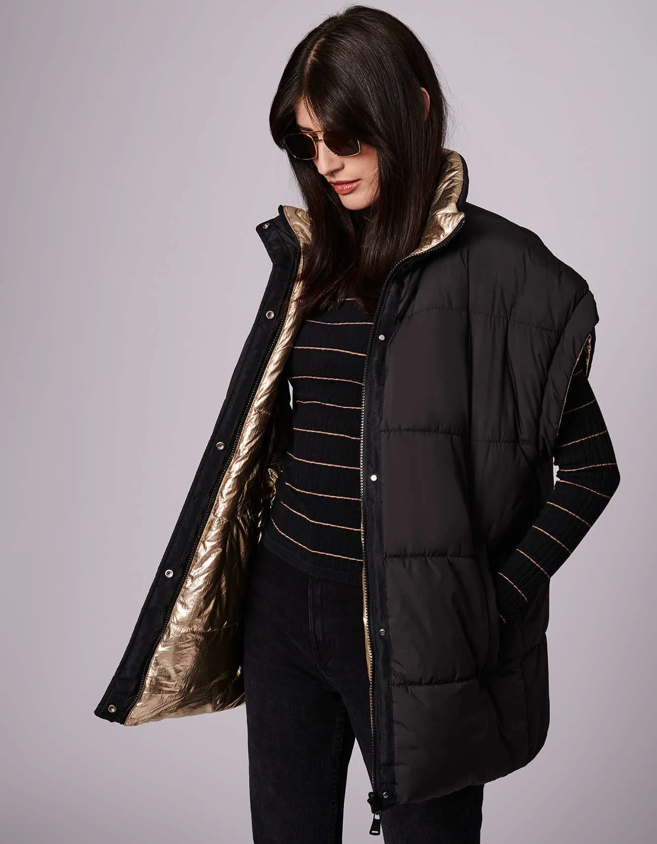 Chalet Chic Reversible Puffer Vest sold by Bernardo product image thumbnail 3