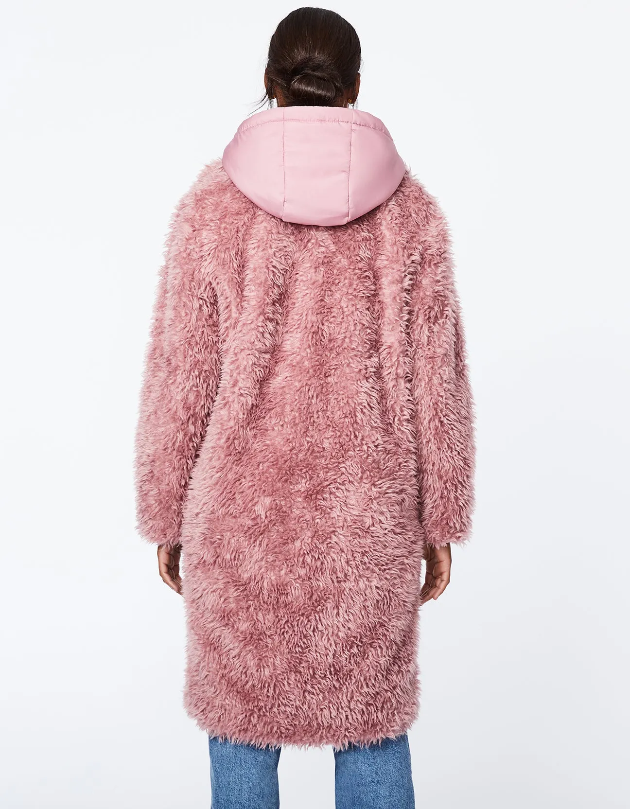 UNREAL SHAGGY FUR DOUBLE UP COAT sold by Bernardo product image thumbnail 4