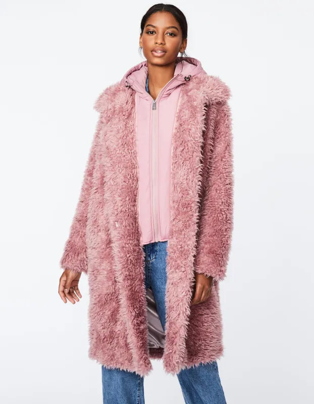 UNREAL SHAGGY FUR DOUBLE UP COAT sold by Bernardo