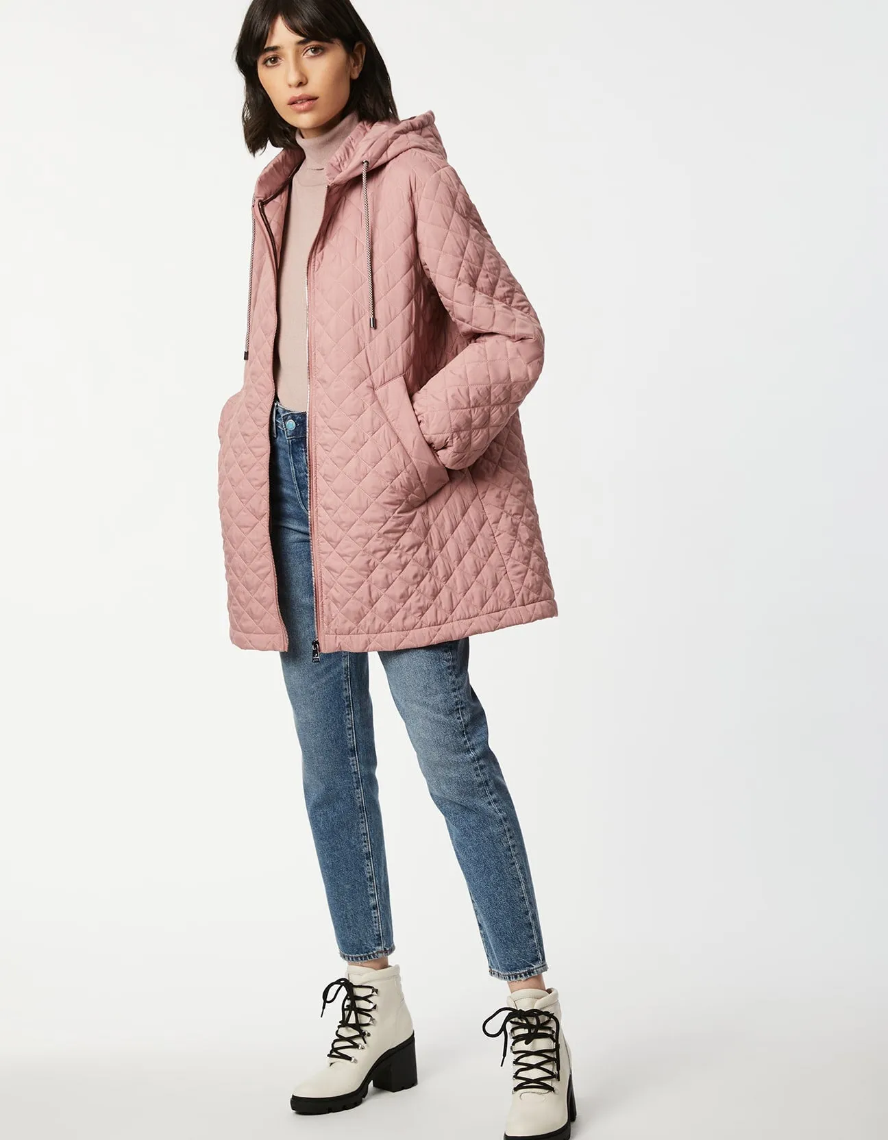 Lite Quilted Coat sold by Bernardo
